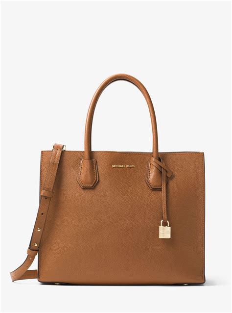 michael kors mercer large braun|michael kors tote bag.